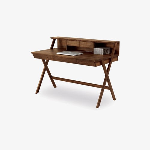 Meuble secrétaire contemporain - NAVARRA - RIVA 1920 - en chêne / en bois massif / en noyer