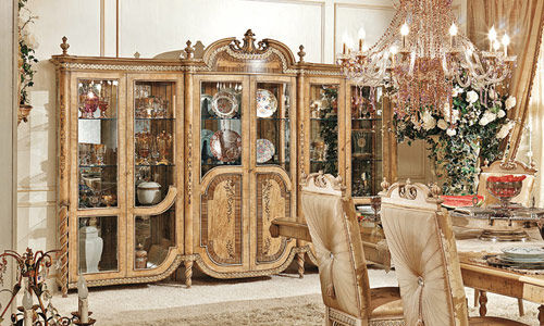 Vaisselier de style - HERMITAGE - Riva Mobili D'Arte - en bois