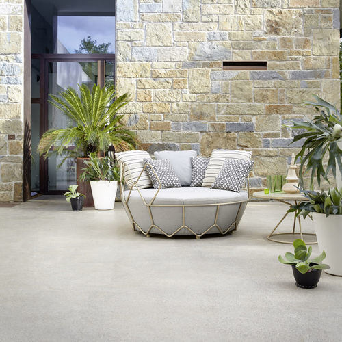 Fauteuil contemporain - GRAVITY - Roberti Rattan - en tissu / en polyester / en acier inoxydable