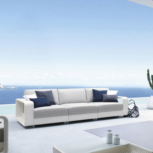 Canapé modulable - HAMPTONS - Roberti Rattan - contemporain / de terrasse / en tissu