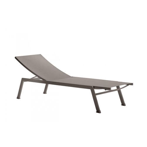 Bain de soleil contemporain - PLAYA - Roberti Rattan - en Batyline® / en aluminium / dossier ajustable