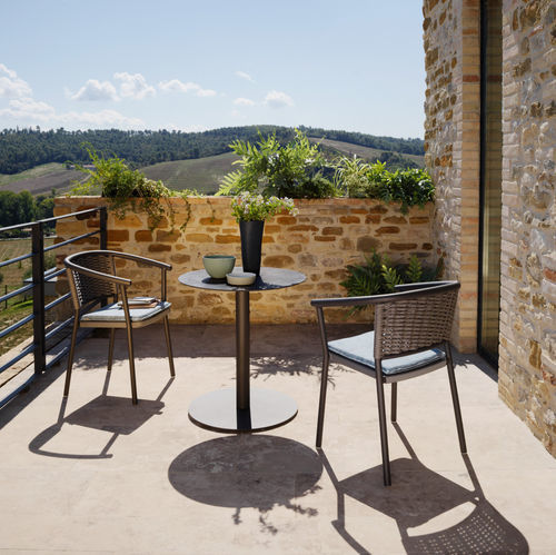 Chaise contemporaine - LIPARI - Roberti Rattan - d'extérieur / d'intérieur / en aluminium