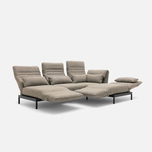 Canapé modulable - PLURA - Rolf Benz Ag & KG - d'angle / contemporain / en tissu