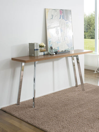 Console contemporaine - ARK - ANTONELLOITALIA - en bois / rectangulaire / pliante