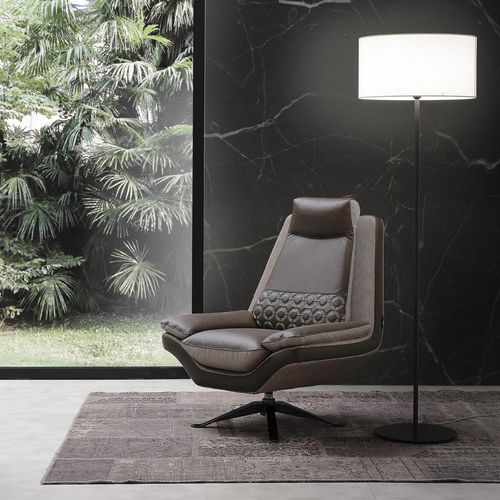 Fauteuil contemporain - PURO - SAN MARCO - en cuir / avec repose-tête / Home Cinéma