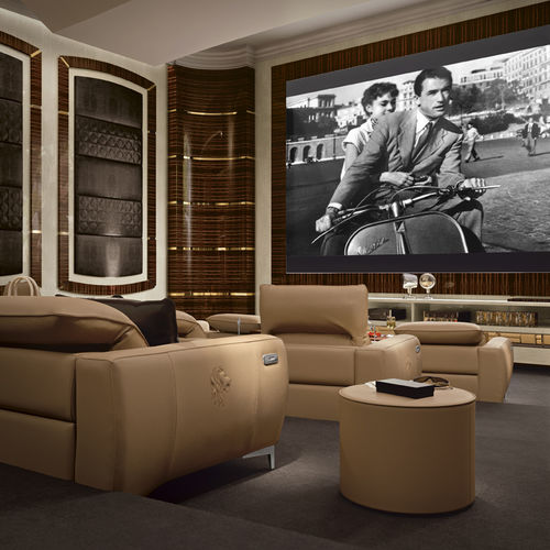 Canapé Home Cinéma - JAZZ CARAMELLO - SAN MARCO - modulable / contemporain / en cuir