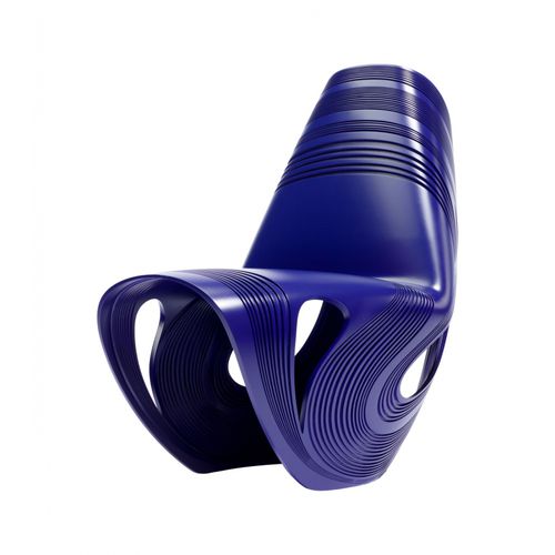 Fauteuil design original - KUKI  - Sawaya & Moroni - en plastique / par Zaha Hadid