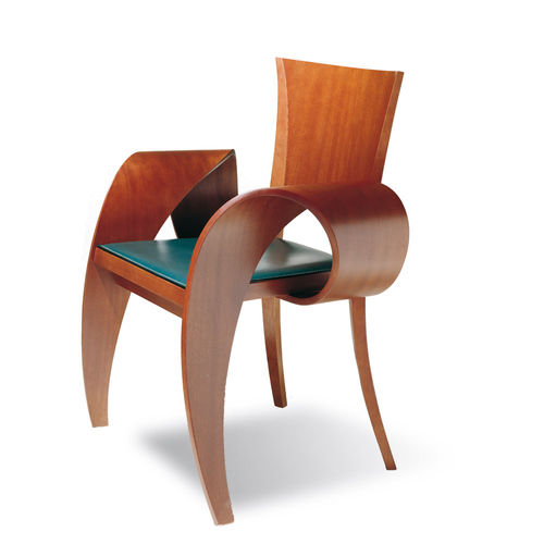 Chaise design original - PATTY DIFFUSA - Sawaya & Moroni - d'intérieur / en contreplaqué moulé / résidentielle