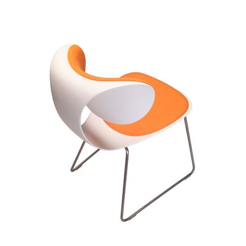 Chaise contemporaine - MAXIMA - Sawaya & Moroni - d'intérieur / en polyuréthane / en acier inoxydable