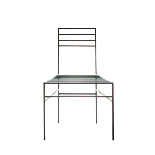 Chaise contemporaine - STRAW - Sawaya & Moroni - d'intérieur / en acier / résidentielle