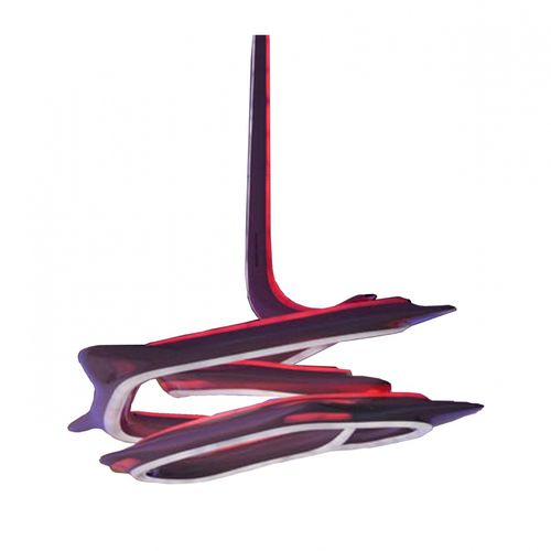 Lustre design original - VORTEX  - Sawaya & Moroni - en acrylique / à LED / par Zaha Hadid