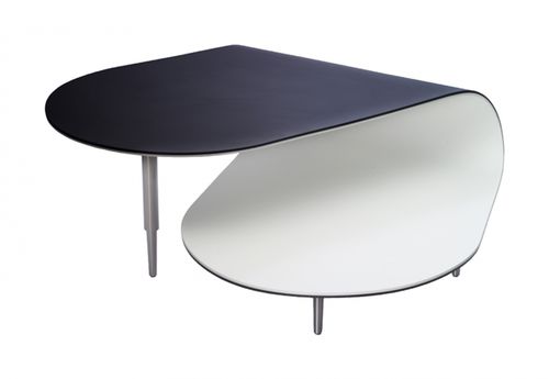 Table basse design original - SOTTOSOPRA - Sawaya & Moroni - en bois / courbée / résidentielle