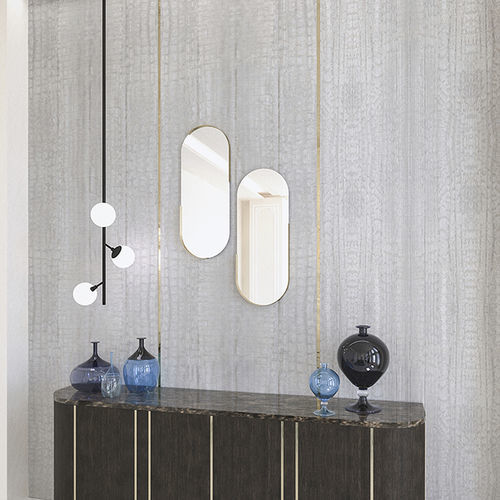 Miroir mural - MOON - Scandal Home Couture - contemporain / ovale / en métal