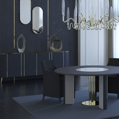 Chaise de salle à manger contemporaine - Scandal Home Couture - d'intérieur / en tissu / tapissée