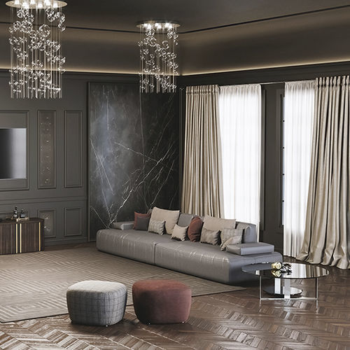 Canapé contemporain - STELLAR - Scandal Home Couture - de salon / en tissu / en cuir