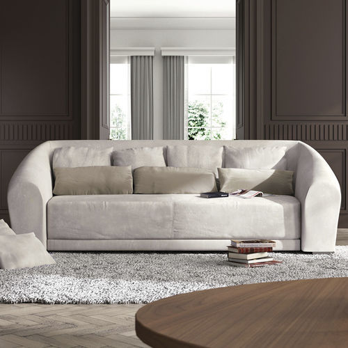Canapé contemporain - BILBAO - Scandal Home Couture - en tissu / en cuir / avec accoudoirs