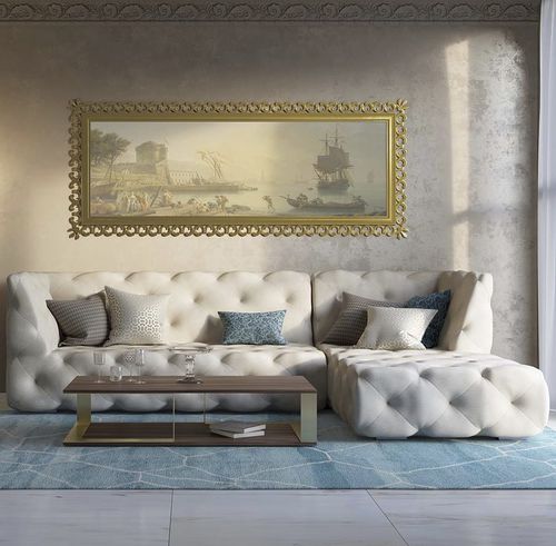 Canapé modulable - VENERE - Scandal Home Couture - chesterfield / en velours / en soie