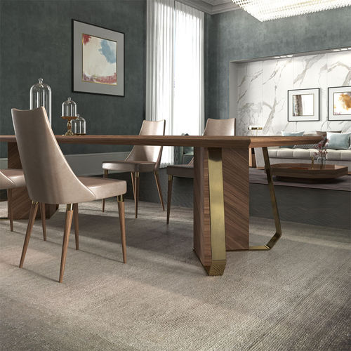 Chaise de salle à manger contemporaine - Paris - Scandal Home Couture - d'intérieur / en cuir / tapissée