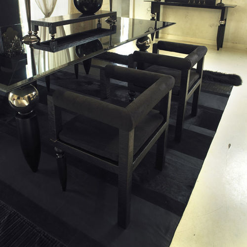 Chaise de salle à manger contemporaine - POZZETTO - Scandal Home Couture - d'intérieur / en tissu / en bois