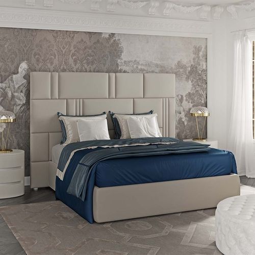 Lit double - MYFAIR - Scandal Home Couture - contemporain / tapissé / avec tête de lit capitonnée