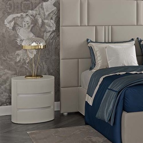 Lampe de chevet - RAYON - Scandal Home Couture - en verre / en or / contemporaine
