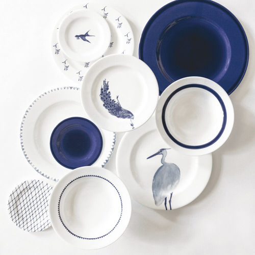 Assiette plate - SHABBYCHIC - Schoenhuber Franchi - ronde / professionnelle / uni