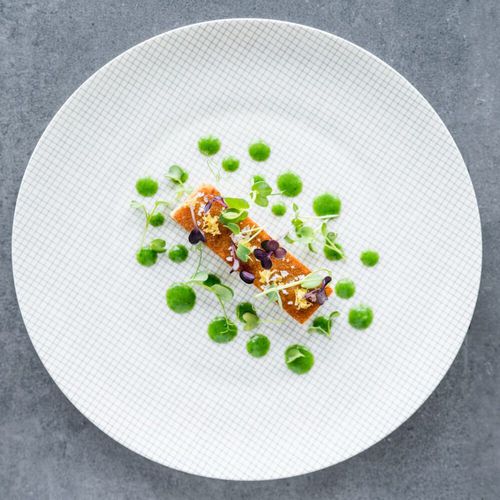 Assiette plate - PAESAGGI - Schoenhuber Franchi - ronde / professionnelle / à motif