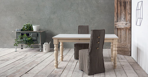 Table classique - CLASSIC - Sedit - en bois / rectangulaire / à rallonge