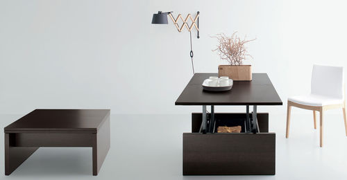 Table contemporaine - KUBO - Sedit - en bois / rectangulaire / transformable