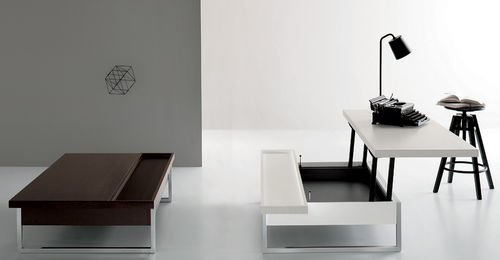Table contemporaine - SINGLE - Sedit - en métal / rectangulaire / à hauteur réglable