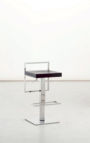 Tabouret de bar contemporain - LOOP AIR - Sedit - avec piètement en métal / blanc
