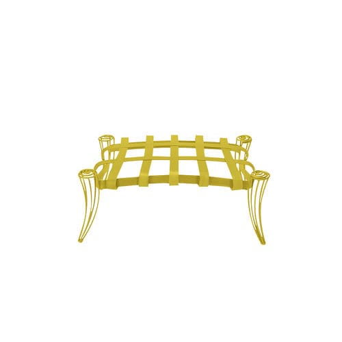 Banc de jardin de style - Garden - Sergio Villa Mobilitaly - en fer / sans dossier / sans accoudoirs