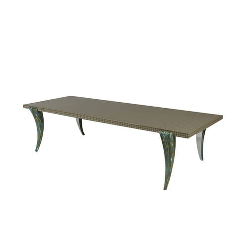 Table à manger classique - Opus - Sergio Villa Mobilitaly - en bois / avec piètement en bois / rectangulaire