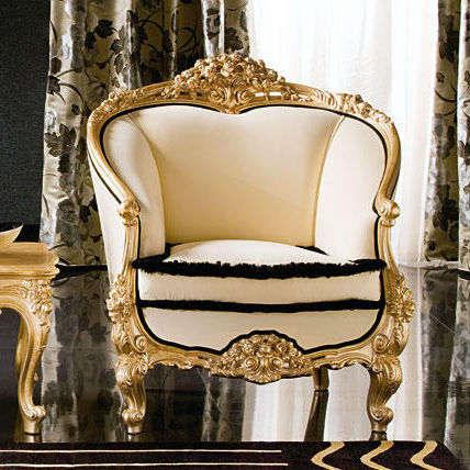 Fauteuil de style - ADONE - Silik - en tissu / contract / pour hôtel