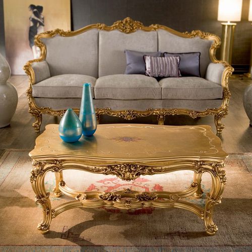 Table basse de style - OMERO - Silik - en cristal / rectangulaire / pour hôtel