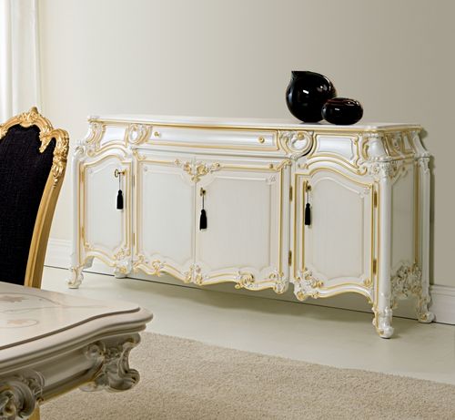 Buffet de style - APOLLONIA - Silik - en bois / blanc
