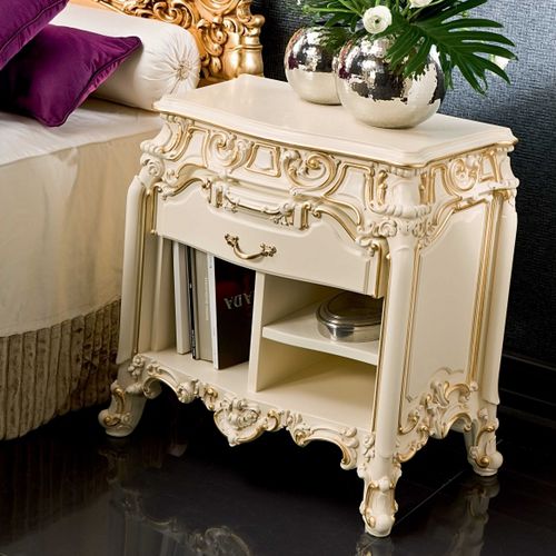 Table de chevet de style - PANDORA  - Silik - en bois / rectangulaire / pour hôtel