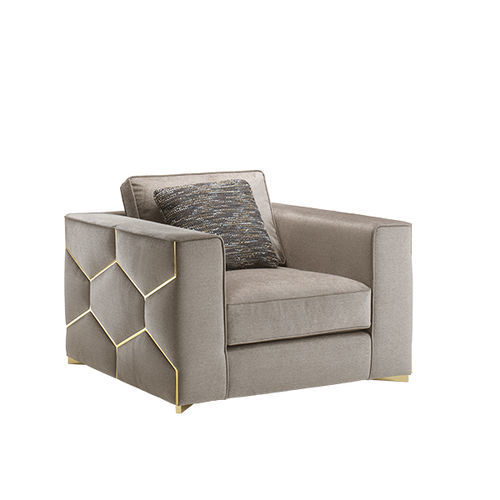 Fauteuil contemporain - Diamond  - Siwa Soft Style Home - en tissu / en bois massif / en contreplaqué