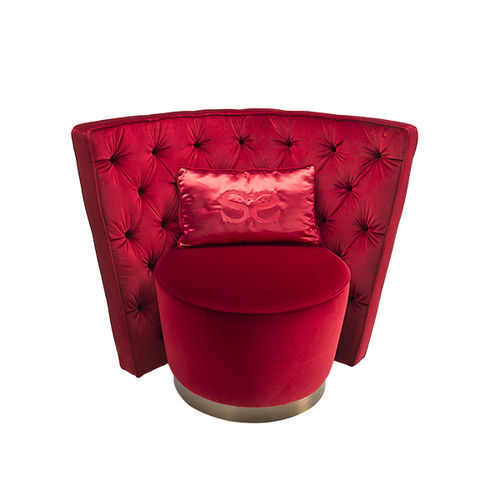 Fauteuil design original - Voile - Siwa Soft Style Home - en tissu / en bois massif / en contreplaqué