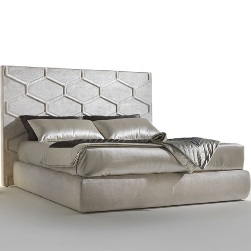 Lit double - Diamond Club - Siwa Soft Style Home - contemporain / tapissé / avec tête de lit