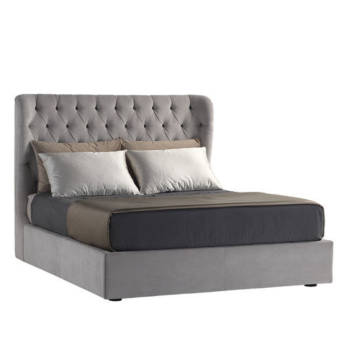 Lit double - Ralph  - Siwa Soft Style Home - chesterfield / tapissé / avec tête de lit tapissée