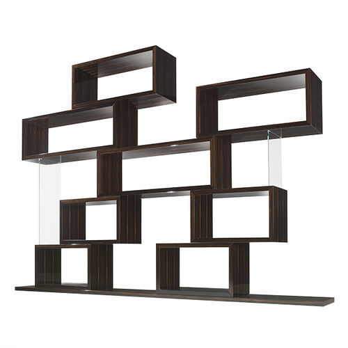 Bibliothèque modulable - Chaos  - Siwa Soft Style Home - contemporaine / en bois / en verre trempé