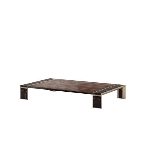 Table basse contemporaine - Desire  - Siwa Soft Style Home - en bois / avec piètement en métal / rectangulaire