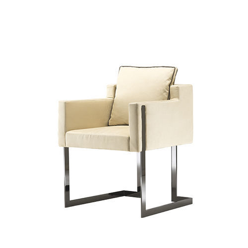 Chaise contemporaine - Vertigo - Siwa Soft Style Home - d'intérieur / en tissu / avec piètement en métal chromé