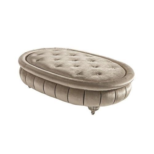 Repose-pied chesterfield - First Lady - Siwa Soft Style Home - en tissu / en hêtre / en bois massif