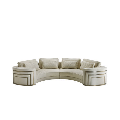 Canapé en arc de cercle - Ocean - Siwa Soft Style Home - contemporain / en tissu / beige