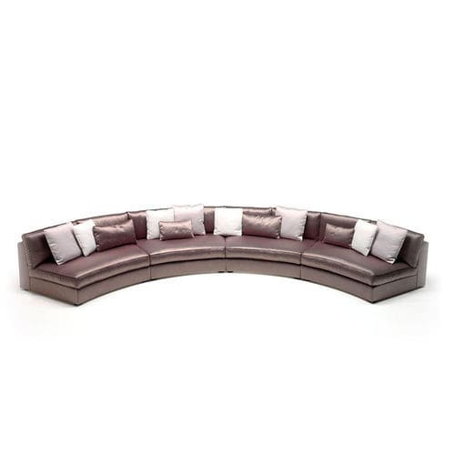 Canapé en demi-cercle - Diamond - Siwa Soft Style Home - contemporain / en tissu / marron