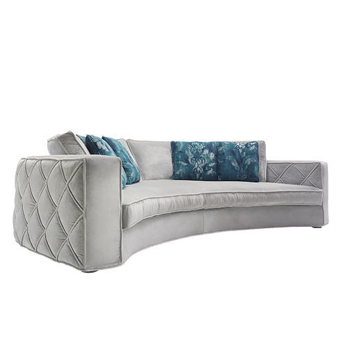 Canapé en arc de cercle - Richmond - Siwa Soft Style Home - contemporain / en tissu / gris