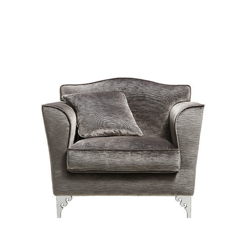 Fauteuil contemporain - Lucrezia  - Siwa Soft Style Home - en tissu / avec coussin amovible / Fabriqué en Italie