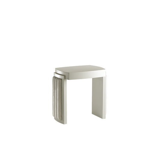 Table de chevet contemporaine - Shell  - Siwa Soft Style Home - en MDF laqué / avec piètement en MDF laqué / rectangulaire